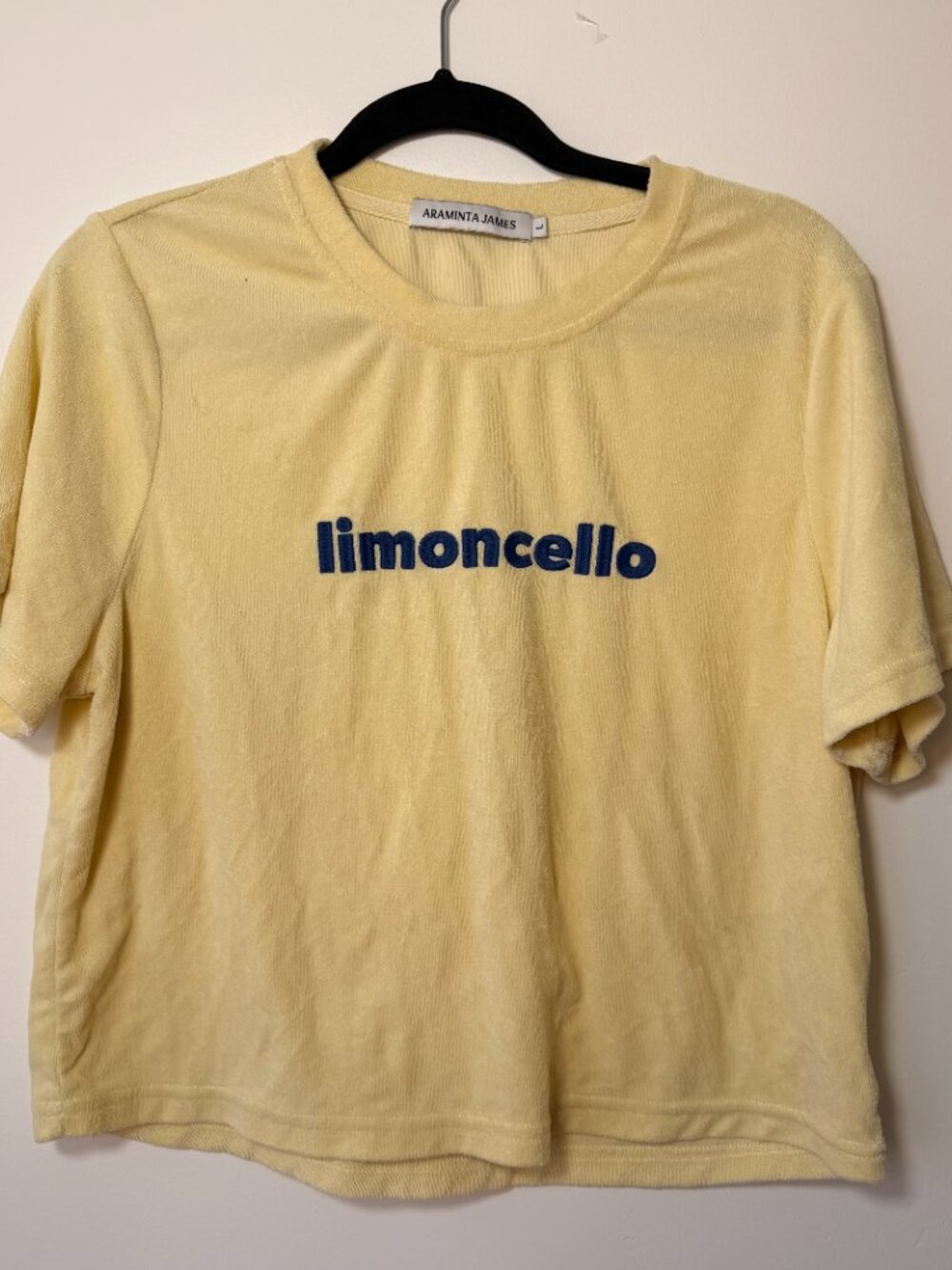 Araminta James Limoncello Tee Size Large